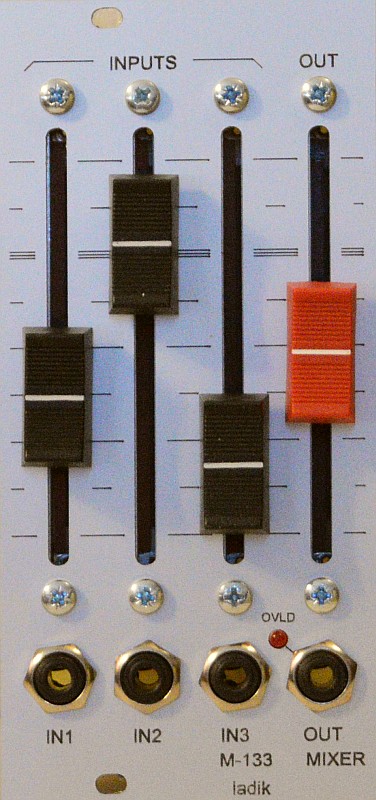 M-133 3ch slider mixer (12HP) – ladik.eu